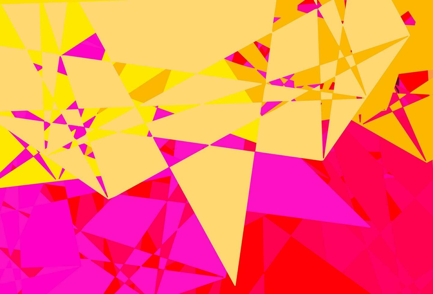 Light Pink, Yellow vector background with triangles.