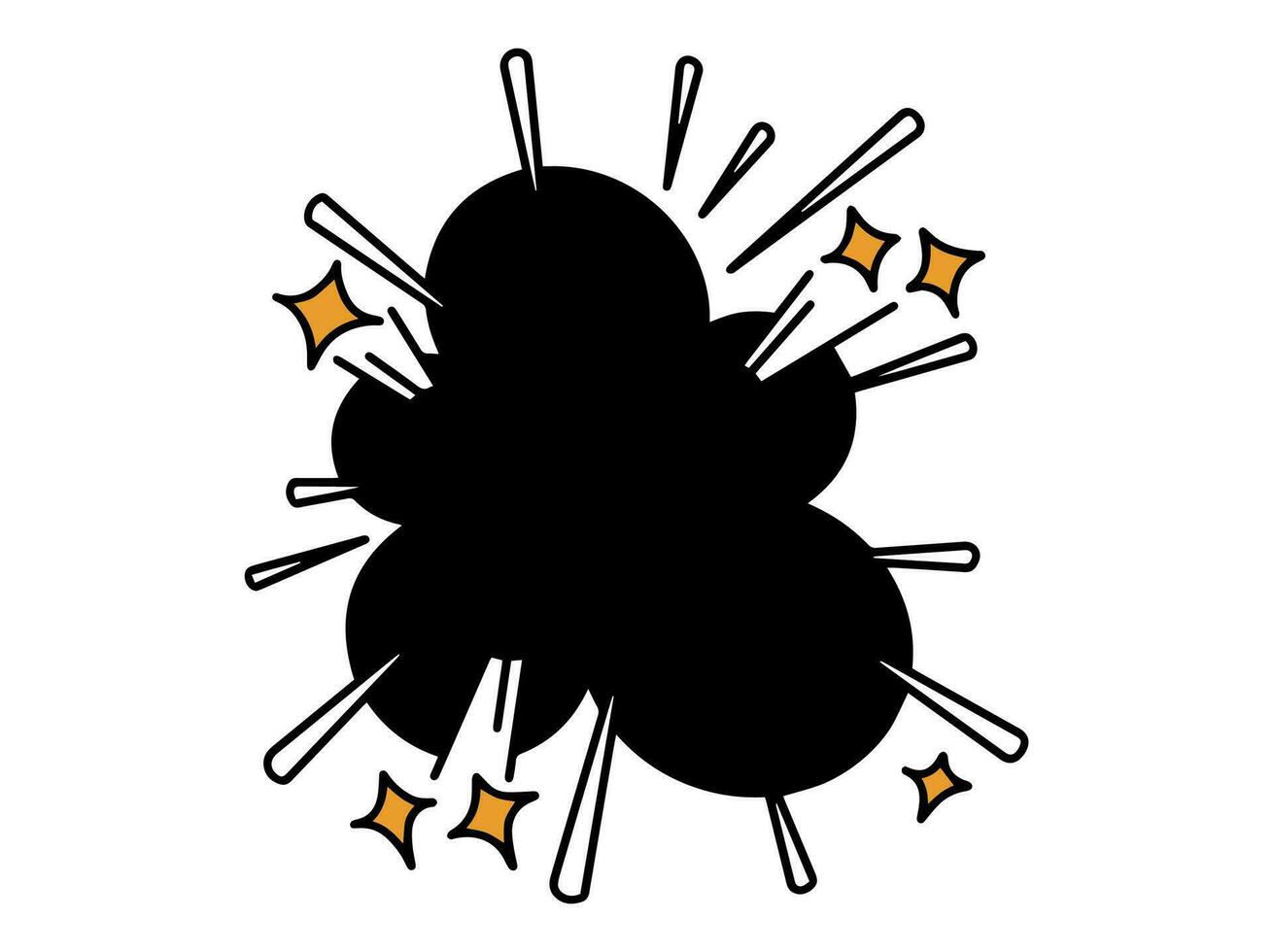 Comic Bubble Design element Illustration vector