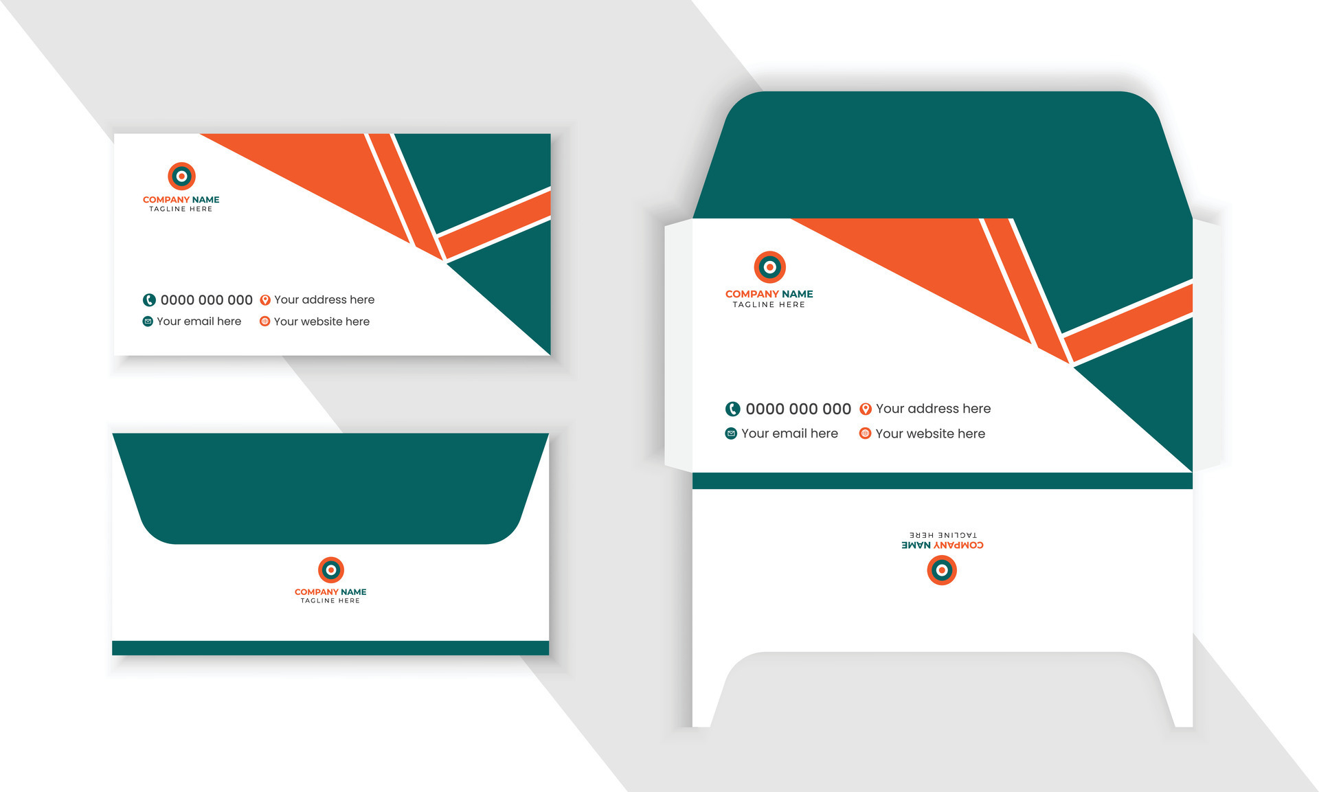 Vector Creative, Simple and professional envelope template or envelope