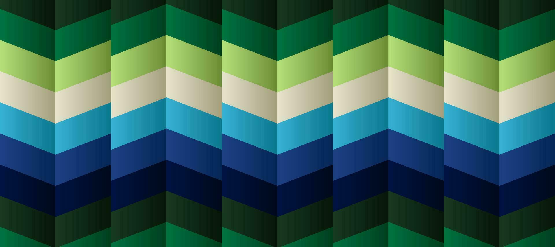 zigzag chevron gradient geometry pattern background vector