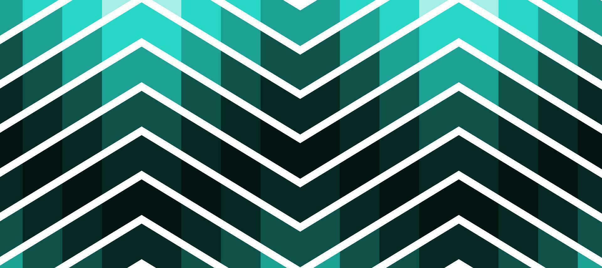 abstract futuristic Arrow green mosaic geometry background vector