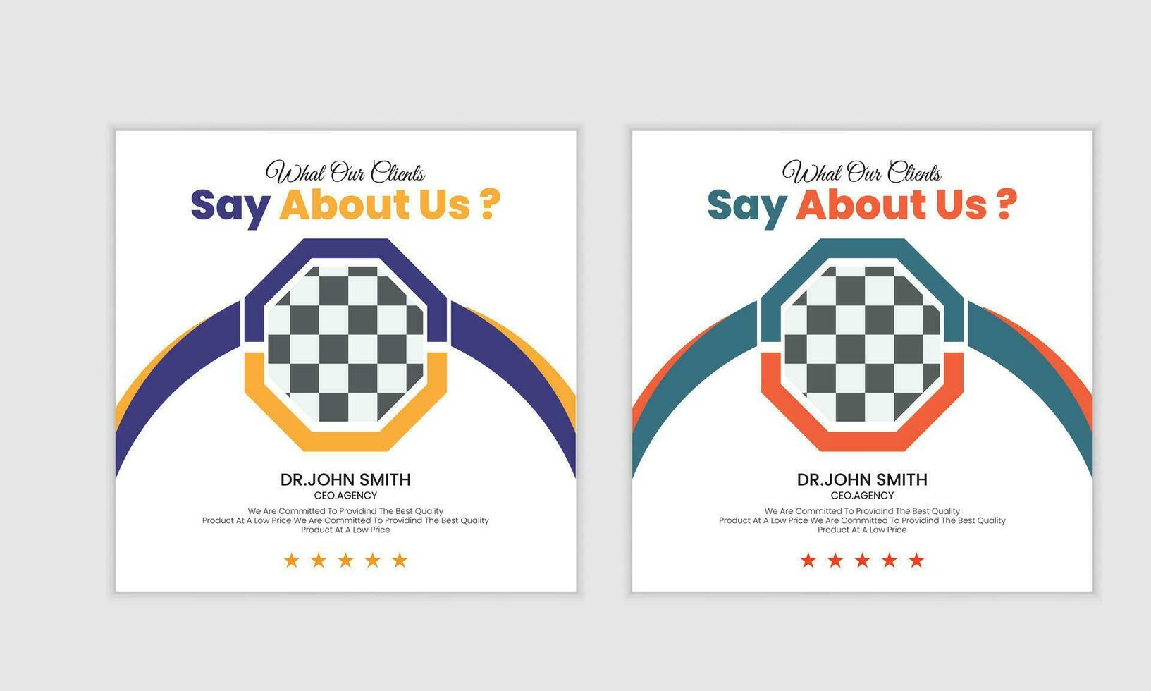 social media post design vector
