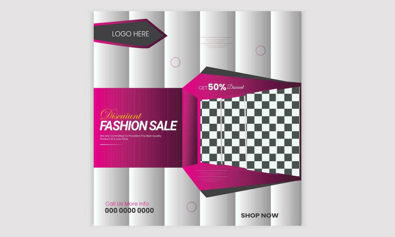 social media post design vector