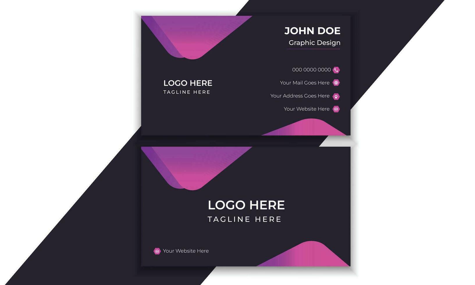 professional business card vector