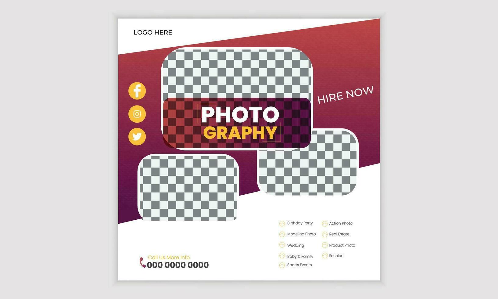 social media post design vector