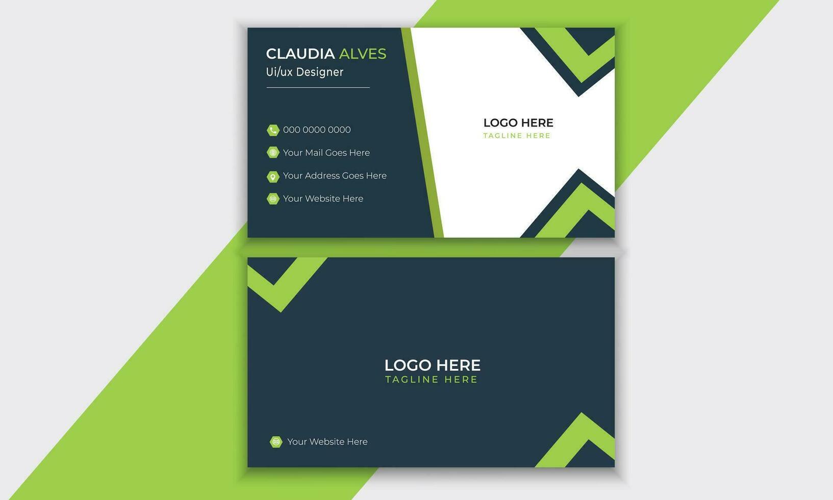 professional business card vector