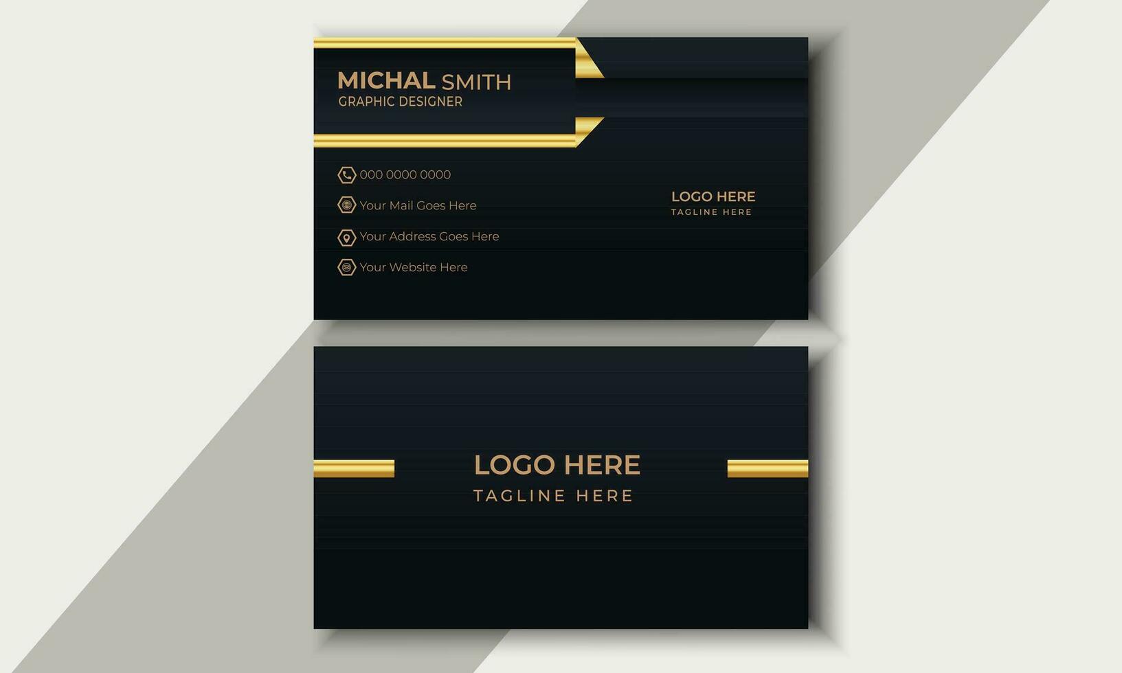 professional business card vector