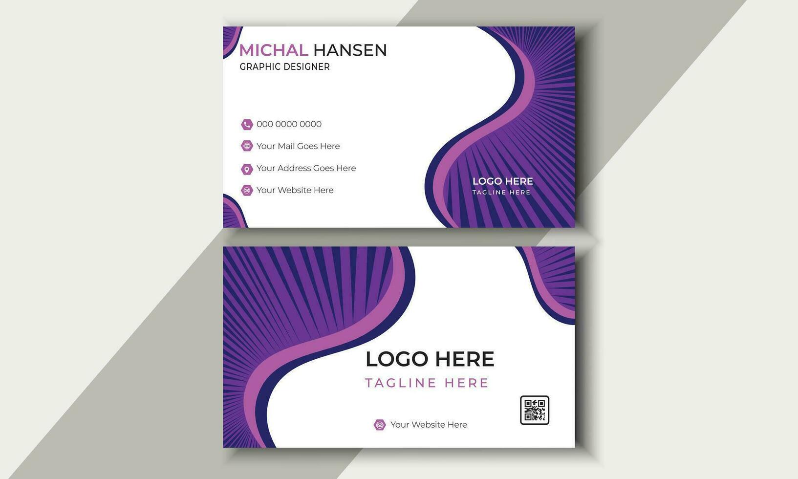 professional business card vector