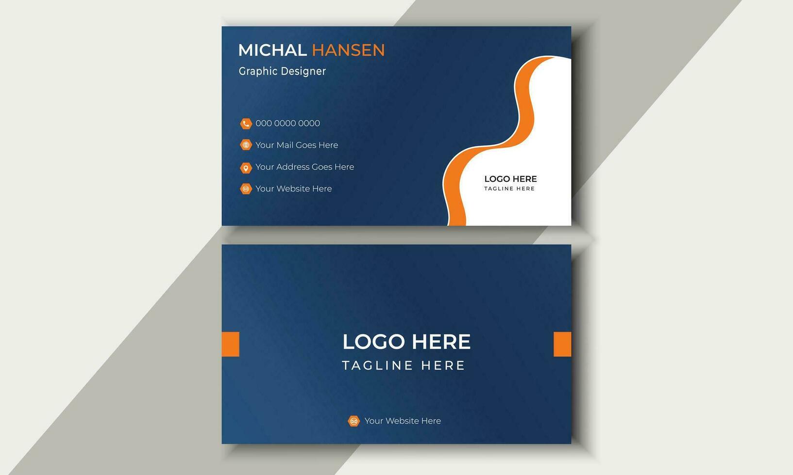 professional business card vector