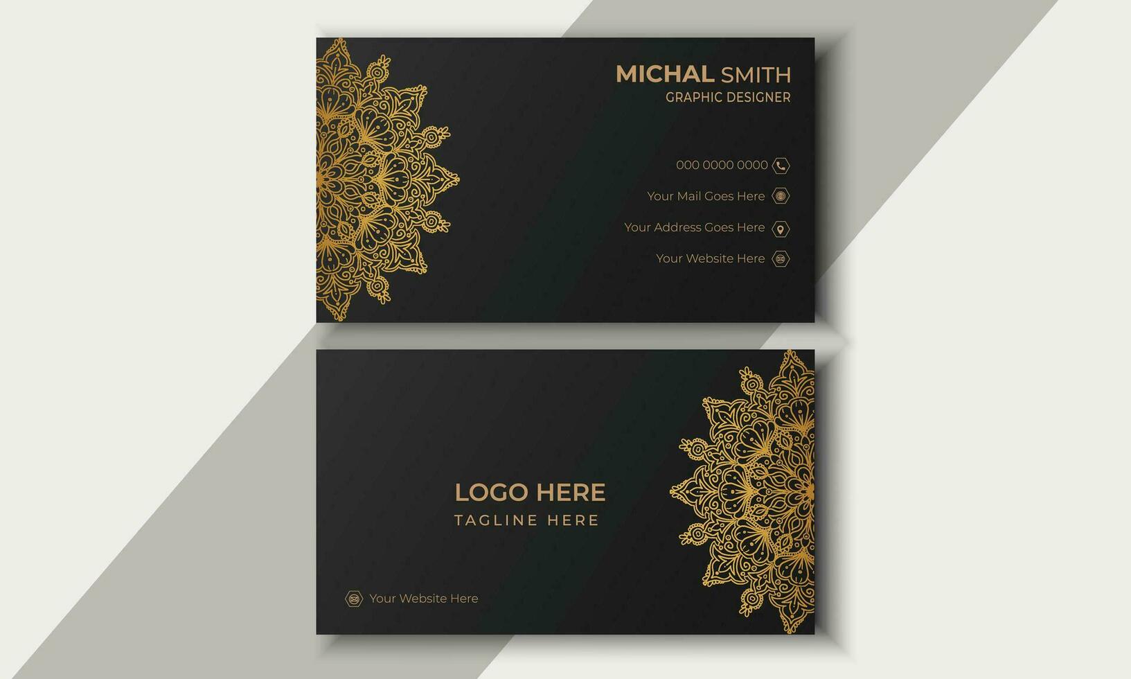 professional business card vector