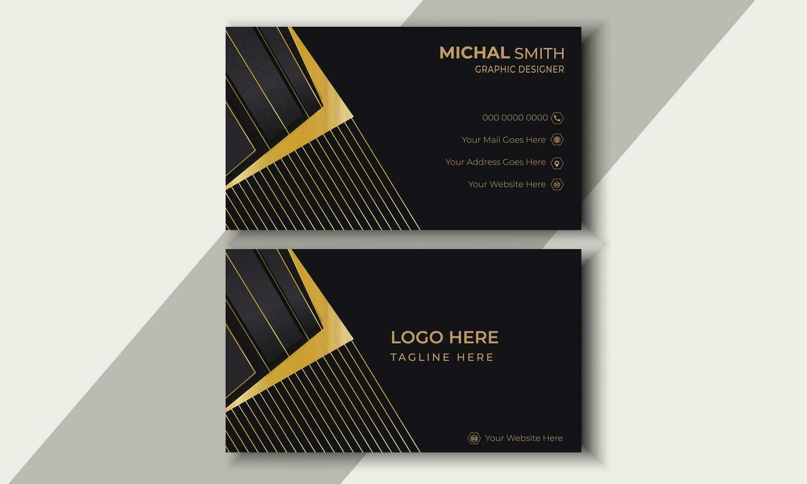 professional business card vector