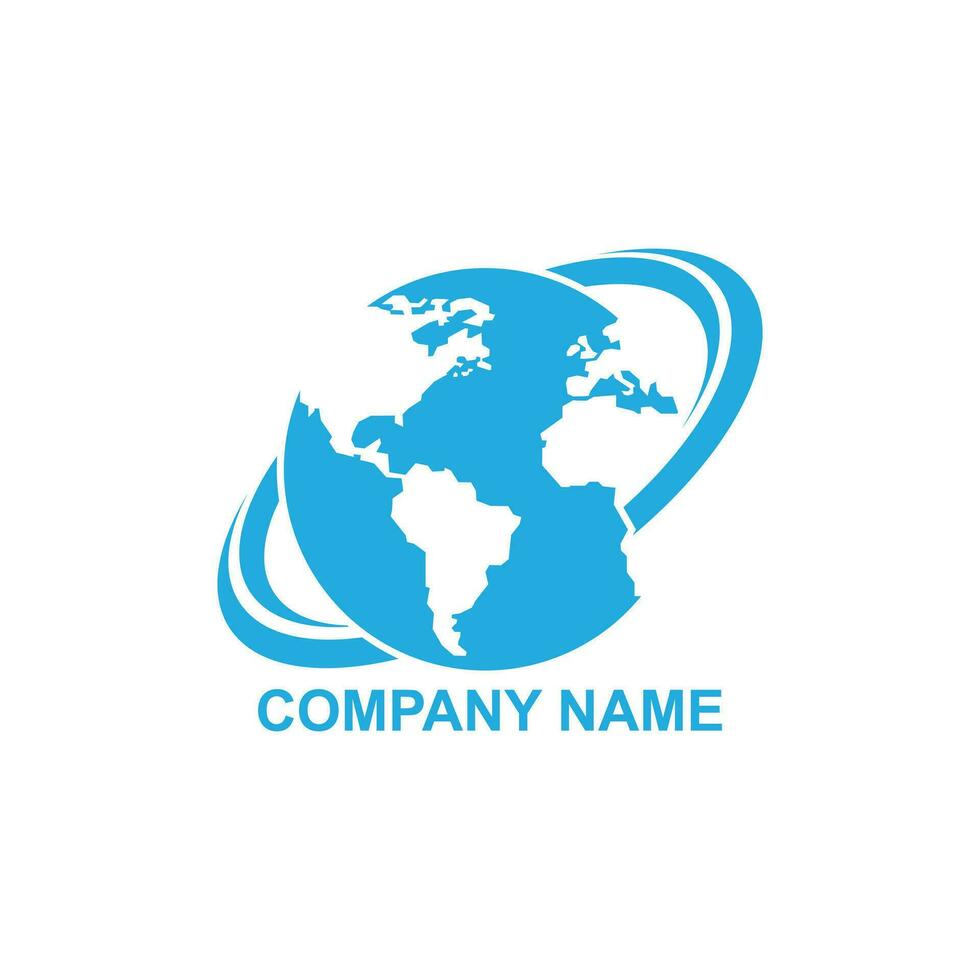 Globe Tech Logo can be used for company, icon, and others. vector