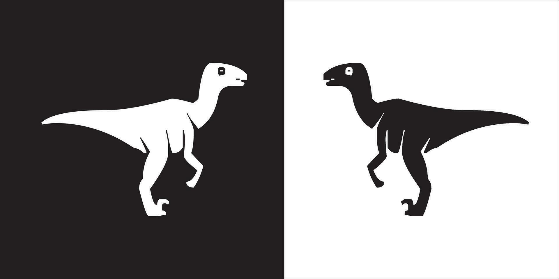 Illustration vector graphics of dinosaur icon