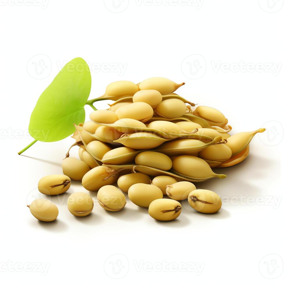 AI generated soy beans real photo photorealistic stock photography