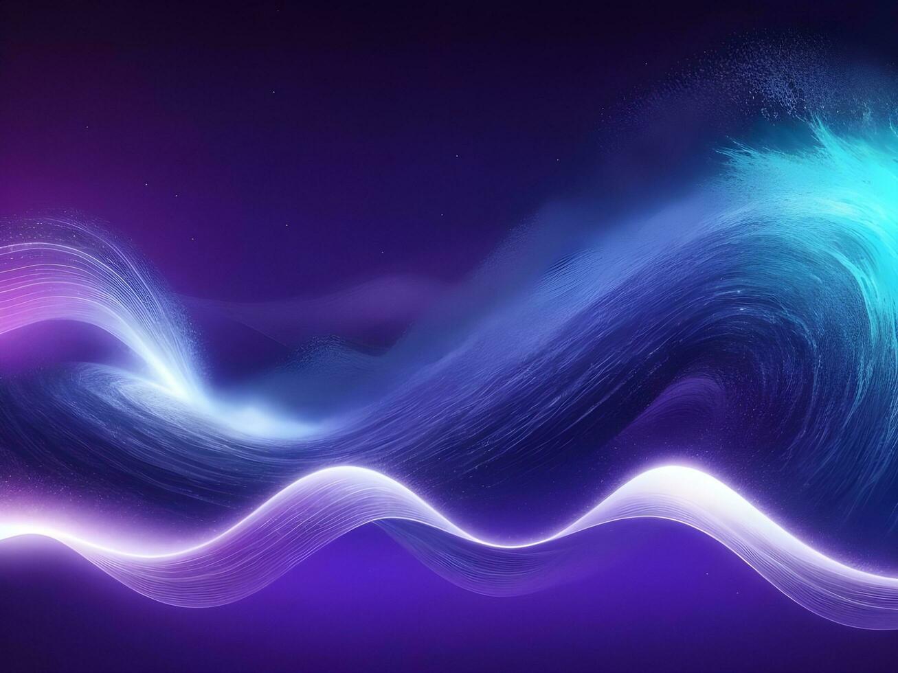 AI generated water wave with abstract background ai generate photo