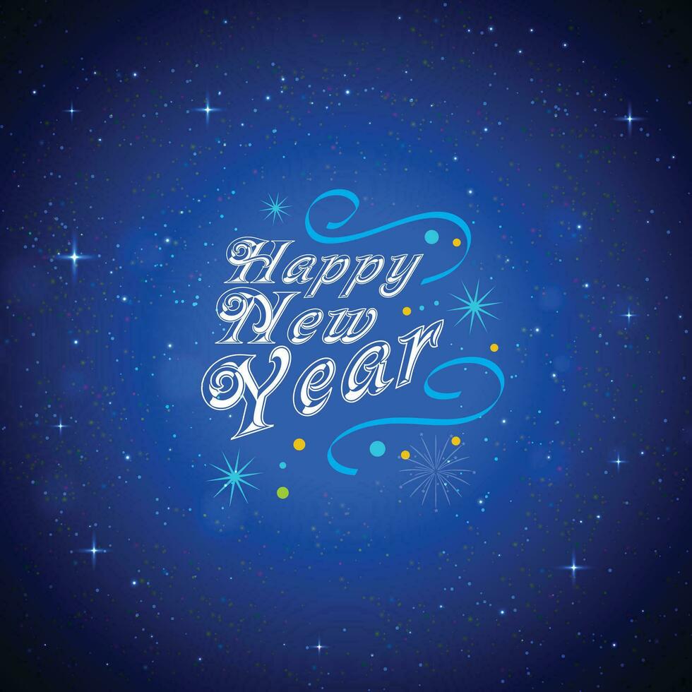 Vector happy new year 2024 greeting background vector illustration.