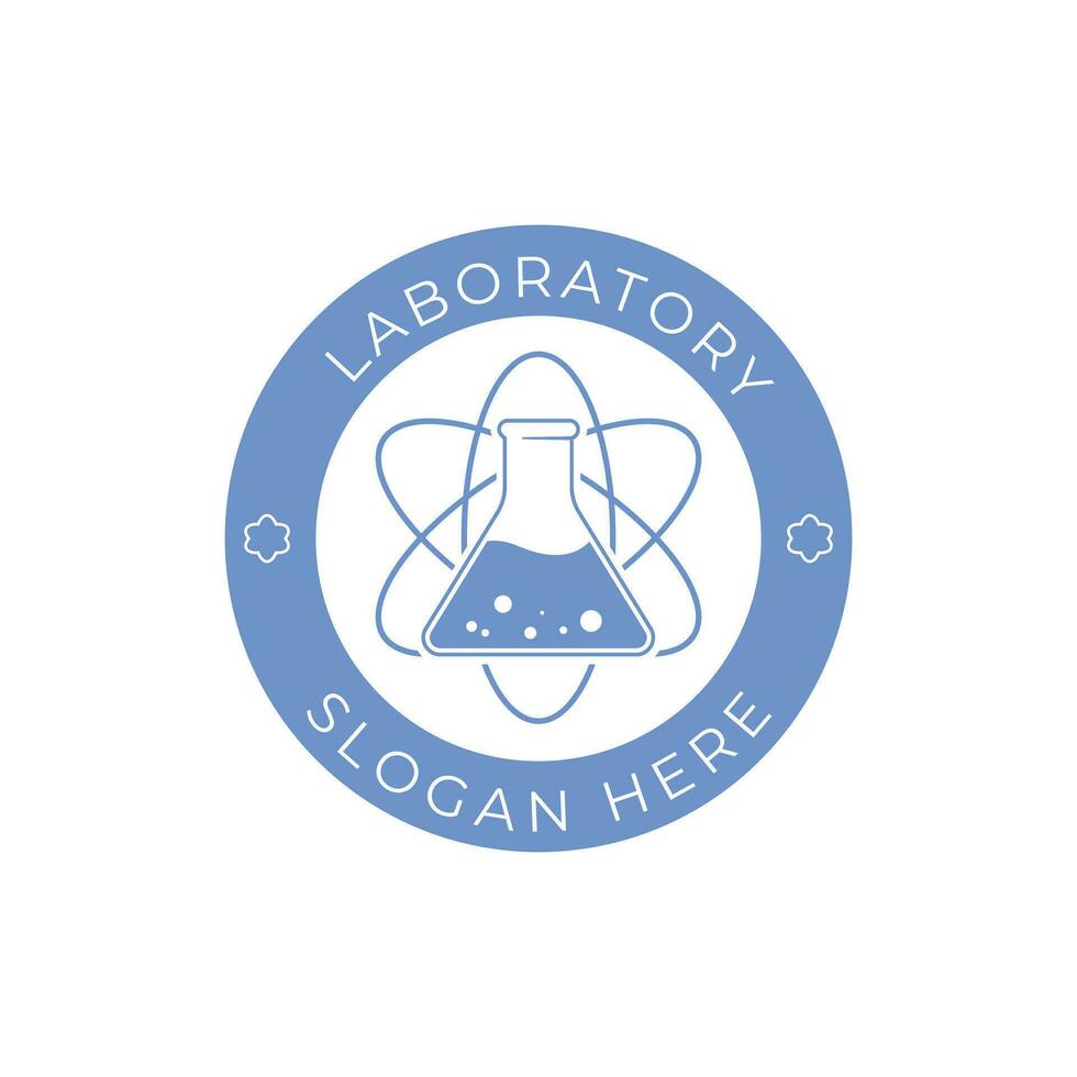 Test Tube object laboratory simple science logo, Consider incorporating a stylized, clean and minimalist design vector