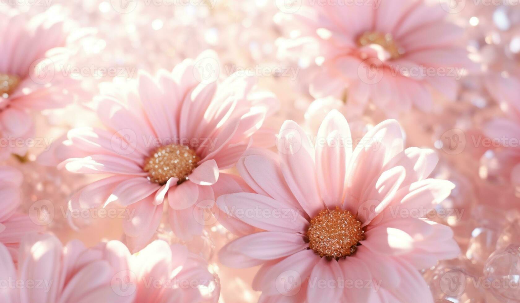 AI generated Elegant Flower Background photo