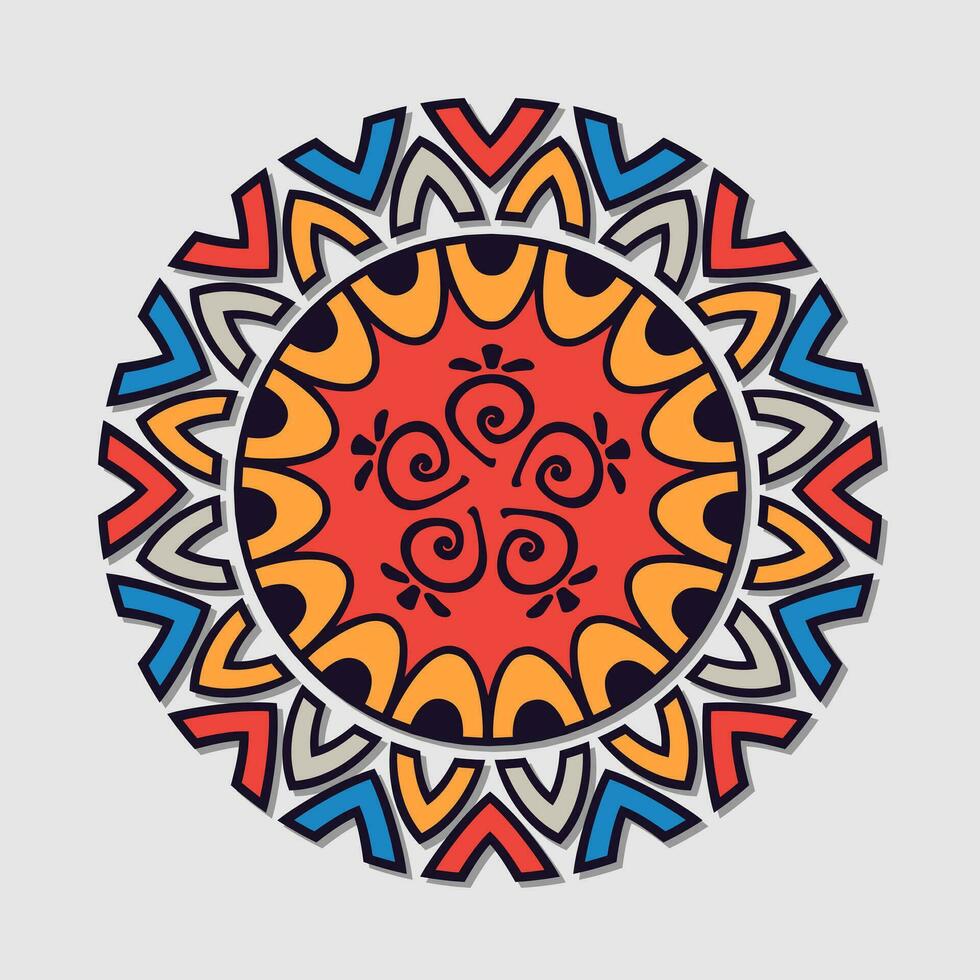 Colorful mandala vector