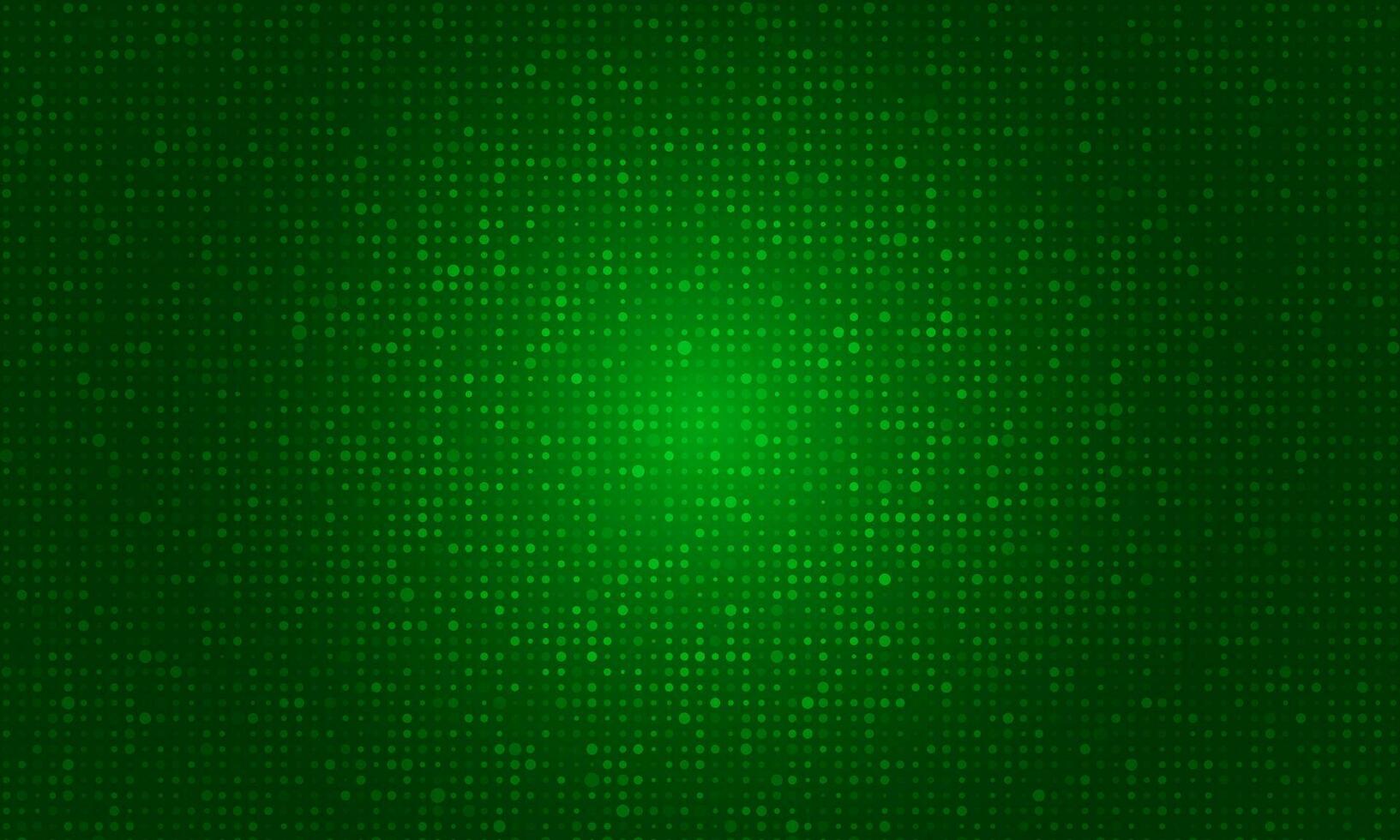 Green pop art background in retro style with halftone dots design. vector