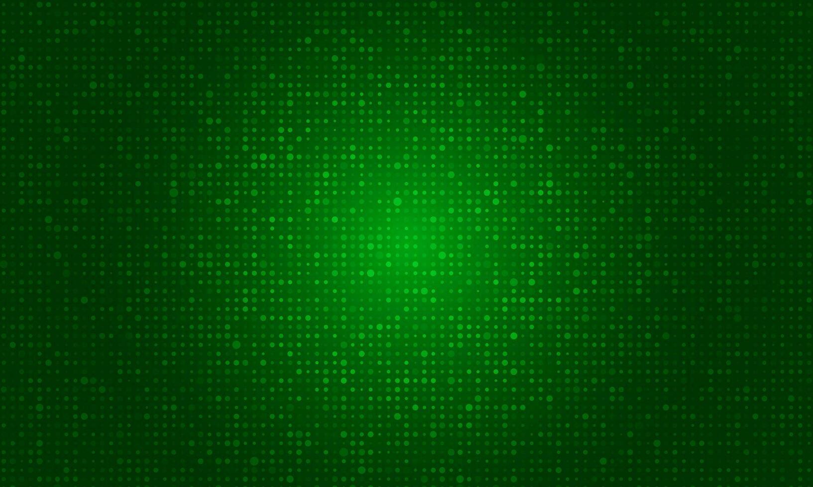 Green pop art background in retro style with halftone dots design. vector