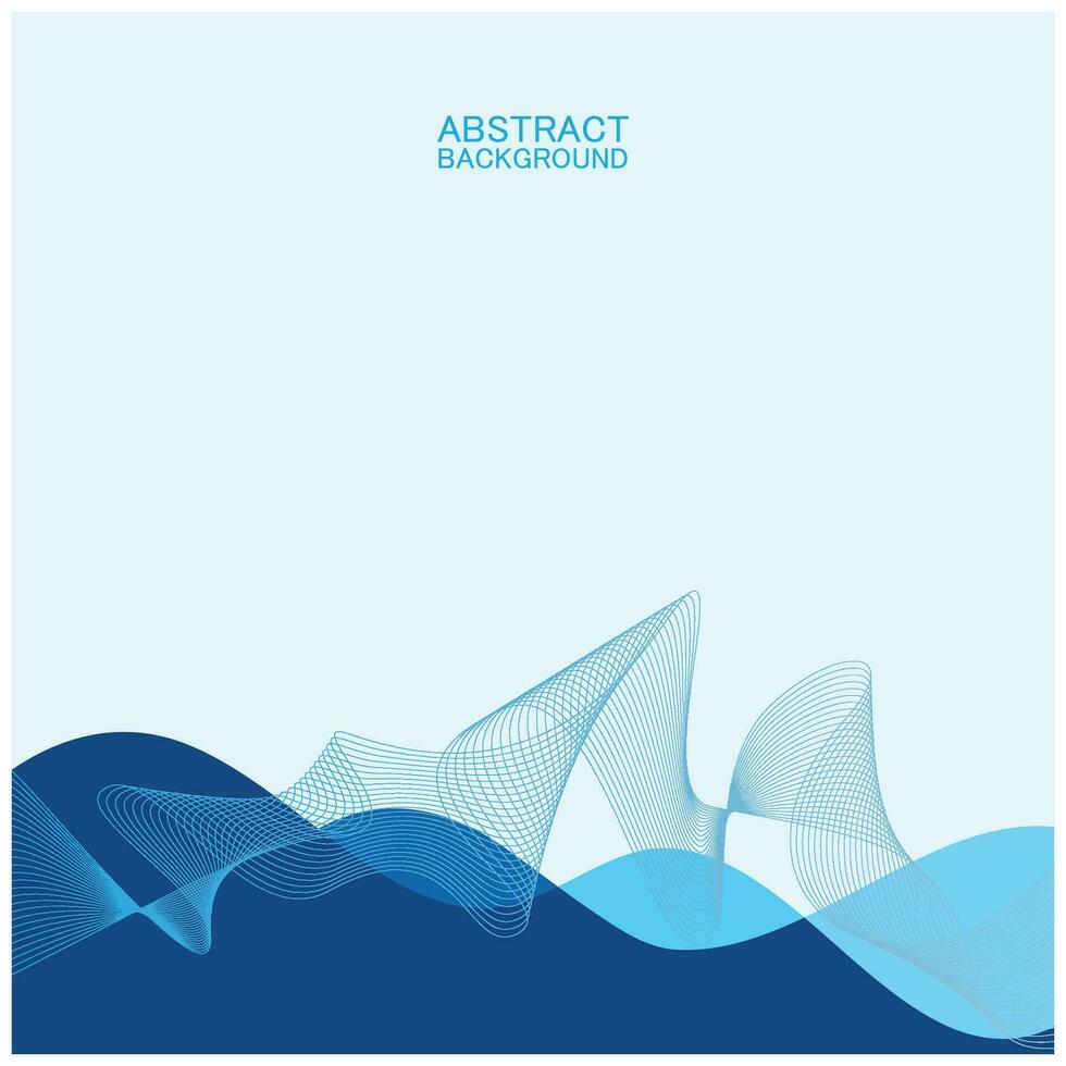 Abstract beach wave background design with blue vector combination, concept design for book cover, wallpaper, swimming pool, marine, lake