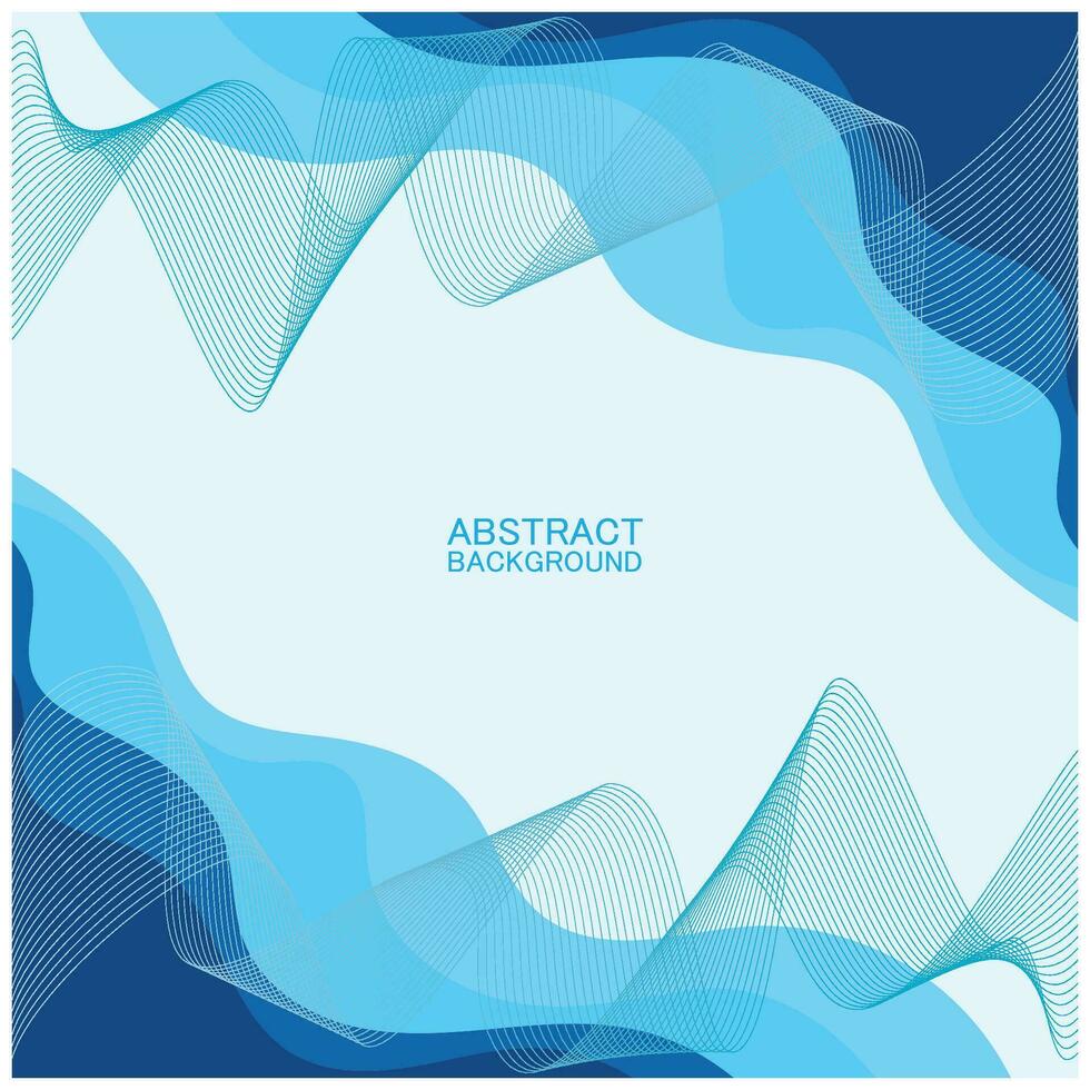 Abstract beach wave background design with blue vector combination, concept design for book cover, wallpaper, swimming pool, marine, lake