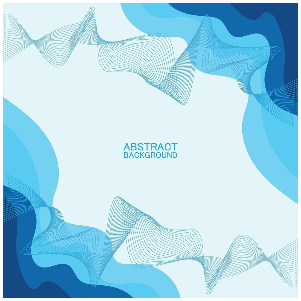 Abstract beach wave background design with blue vector combination, concept design for book cover, wallpaper, swimming pool, marine, lake