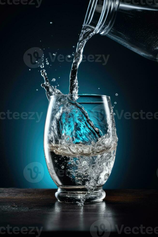 AI generated Experiencing a Sip of Water photo