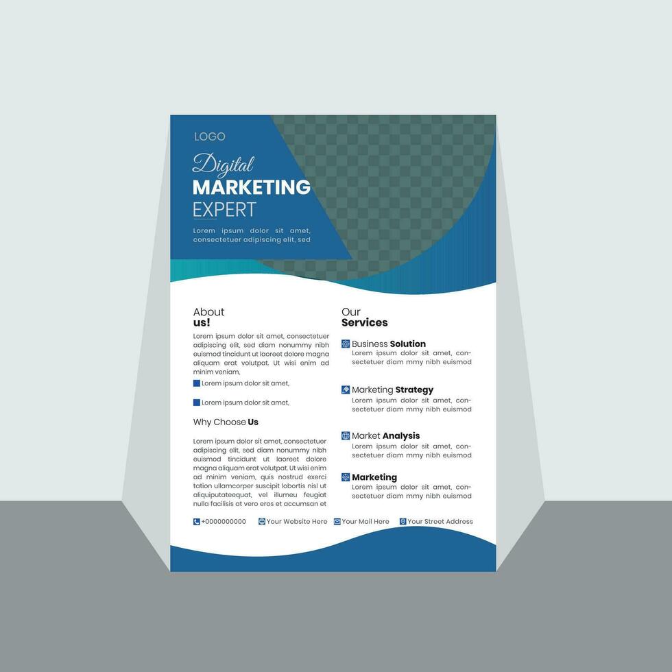 Business flyer template collection. vector