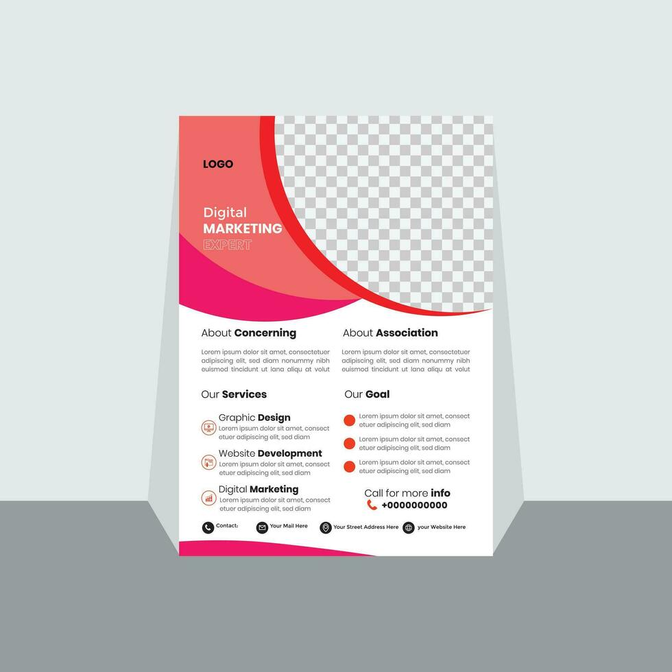 Business flyer template collection. vector