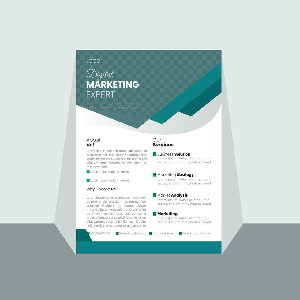 Business flyer template collection. vector