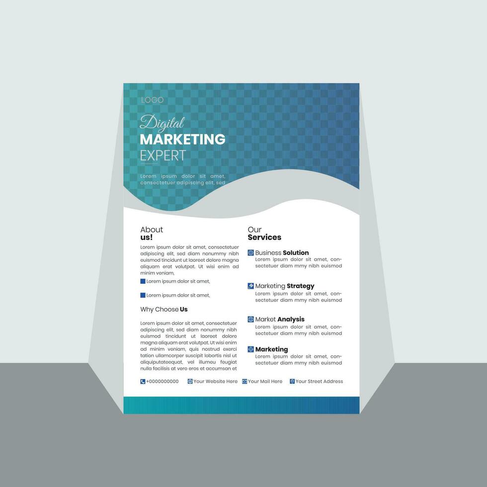Business flyer template collection. vector