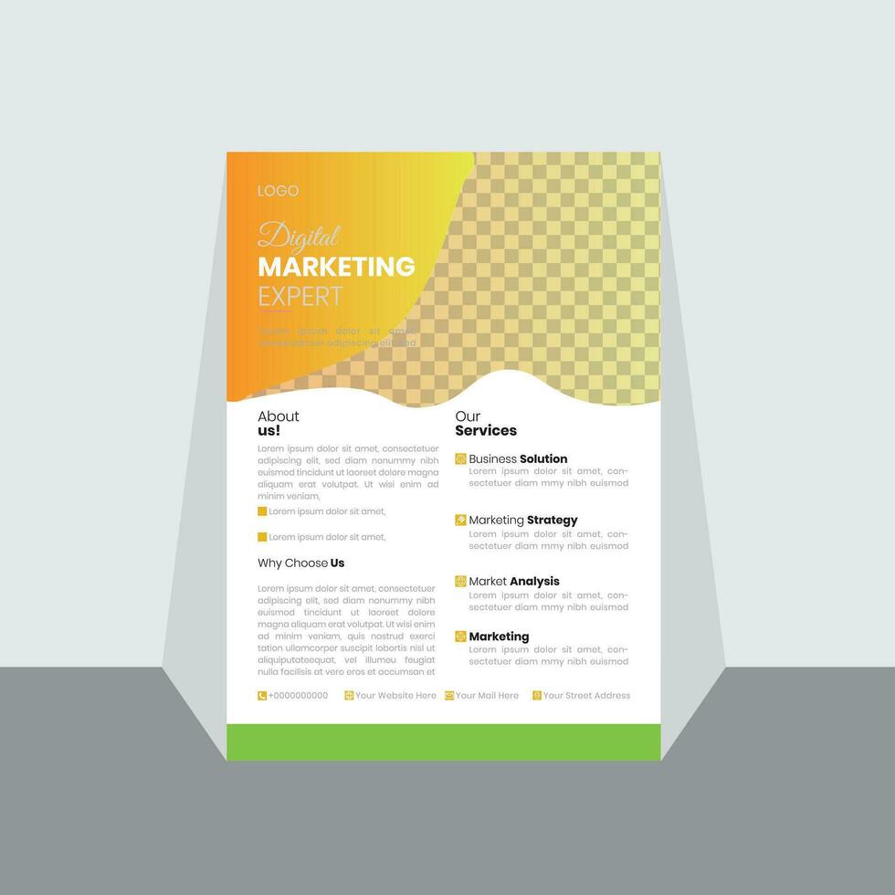 Business flyer template collection. vector
