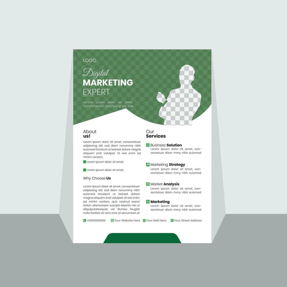 Business Flyer design. vector