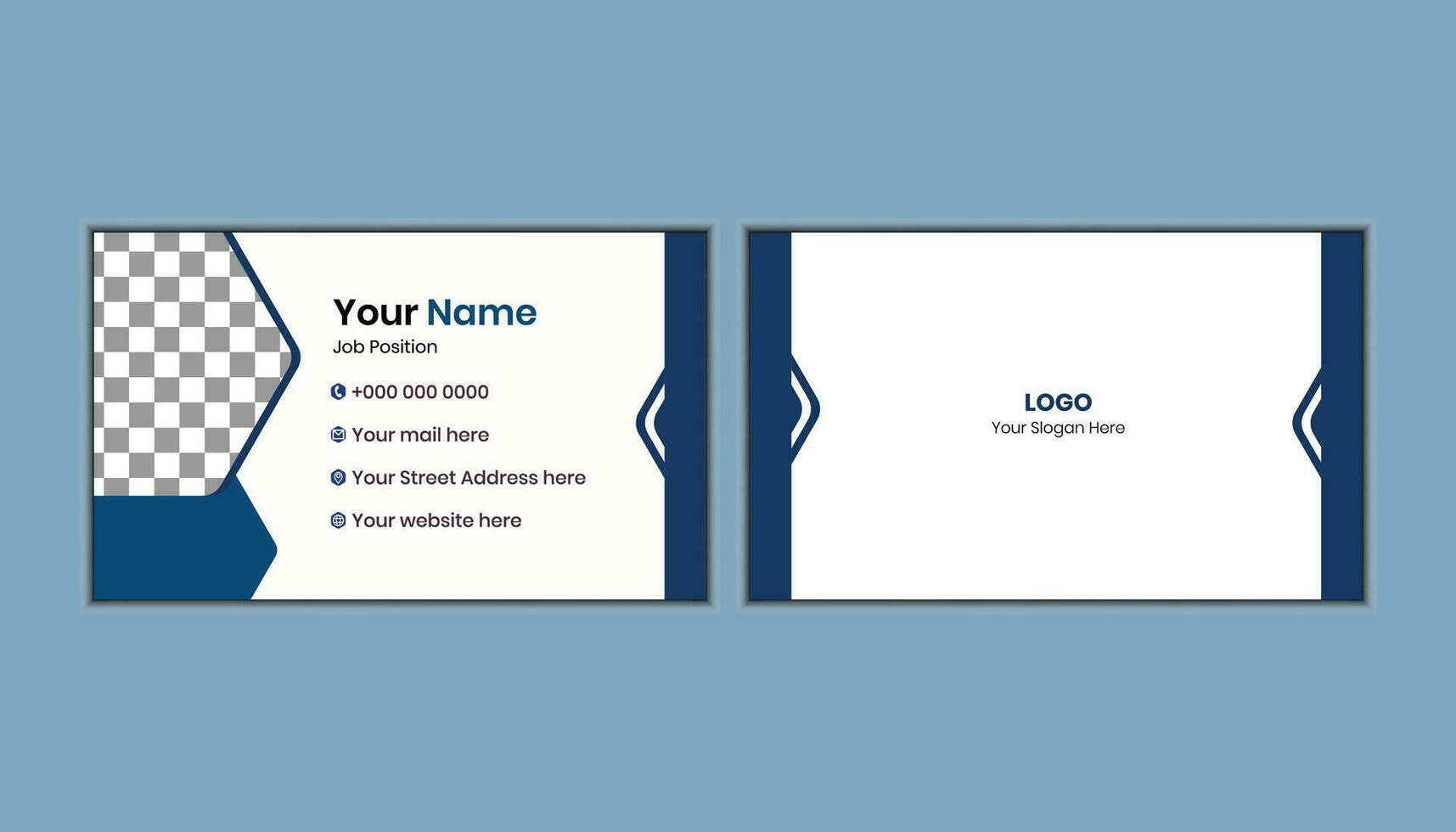 Business Card Template Collection Pro Vector. vector