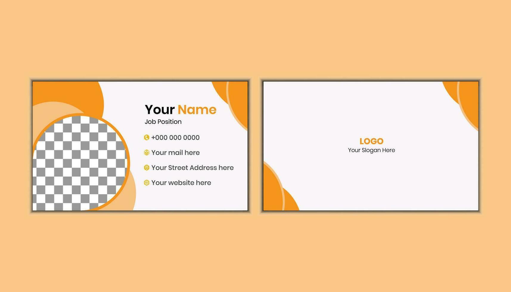 Business Card Template Collection Pro Vector. vector