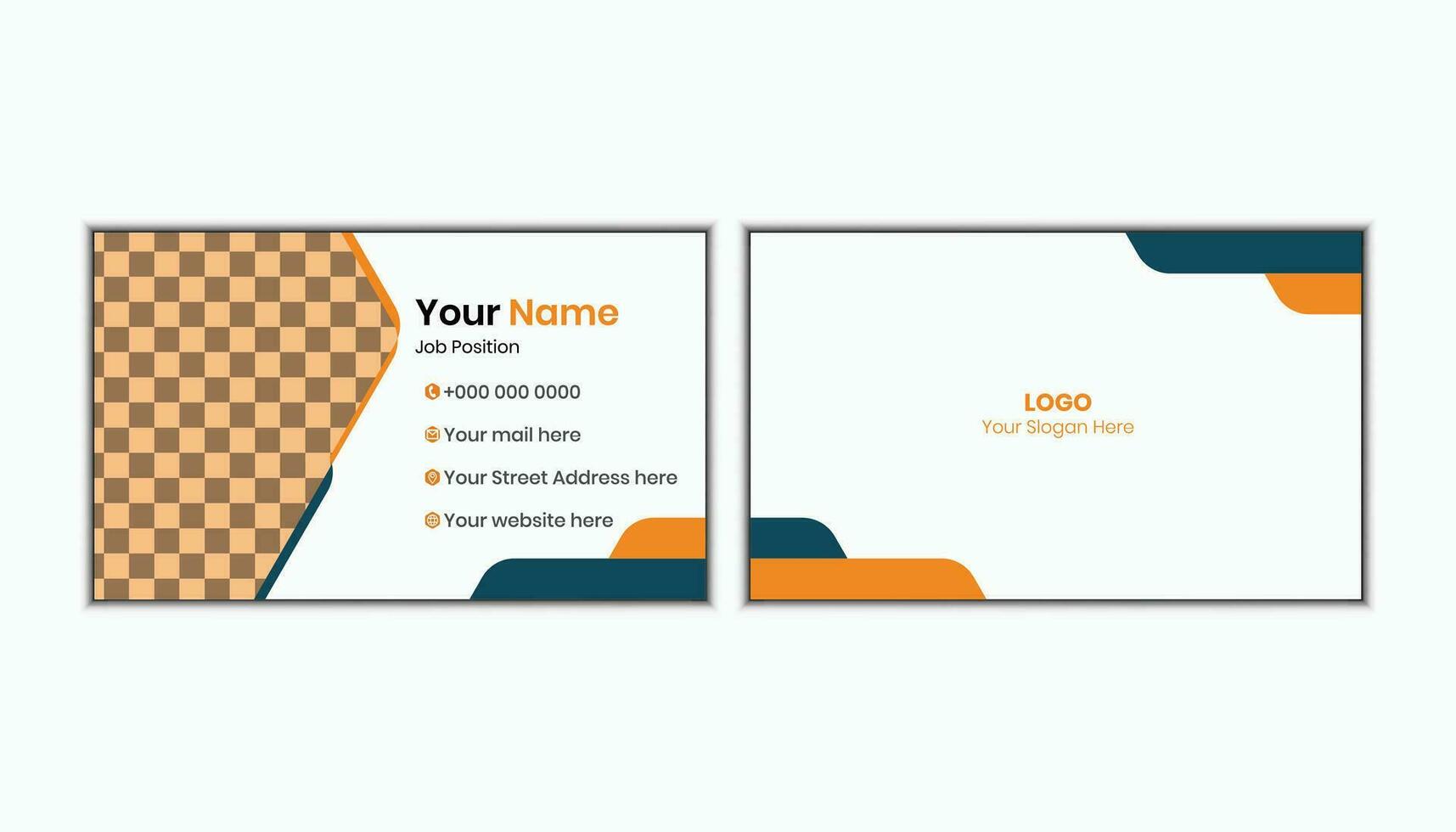 Business Card Template Collection Pro Vector. vector