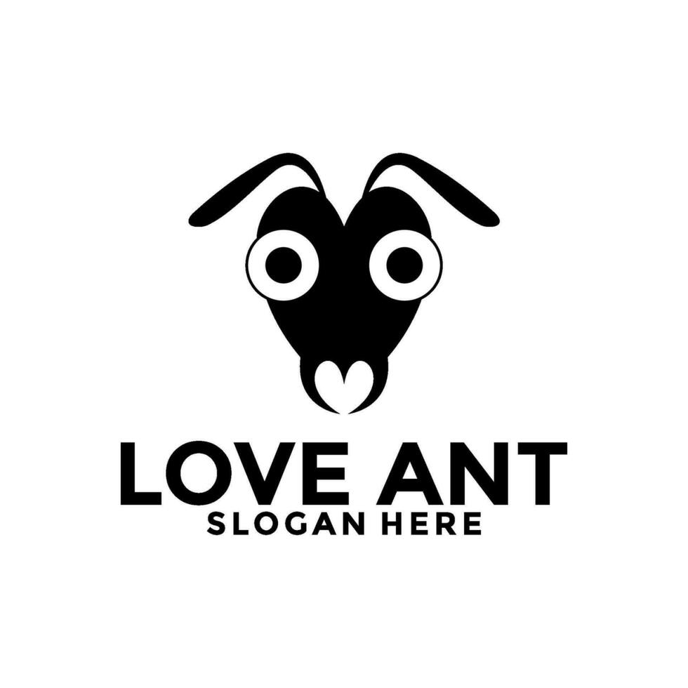 Ant Logo Design template. Vector Ant Illustration
