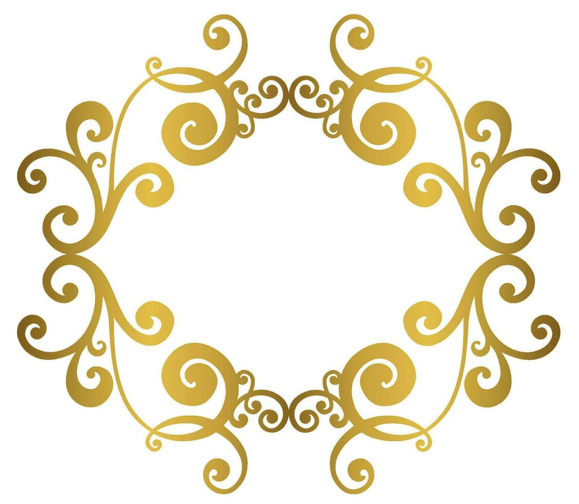 Damask vintage baroque scroll swirl. Victorian monogram heraldic shield swirl. vector