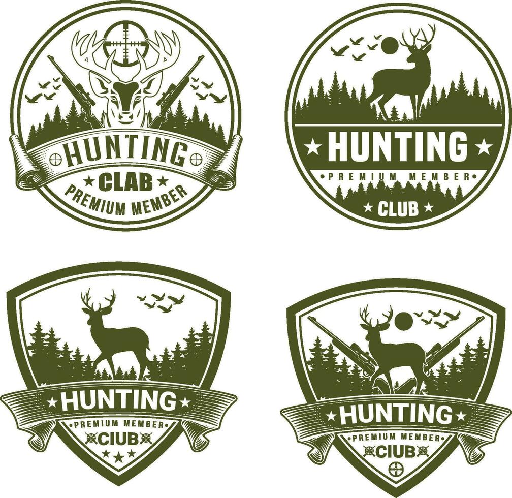Hunting T-shirt Design. Hunting Tshirt, Funny Deer. T-Shirt, mugs, stickers, Cards, etc. Pro Vector
