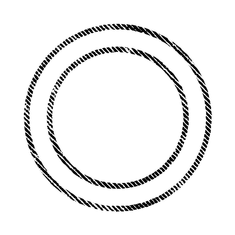 Thin Grunge Stamp vector