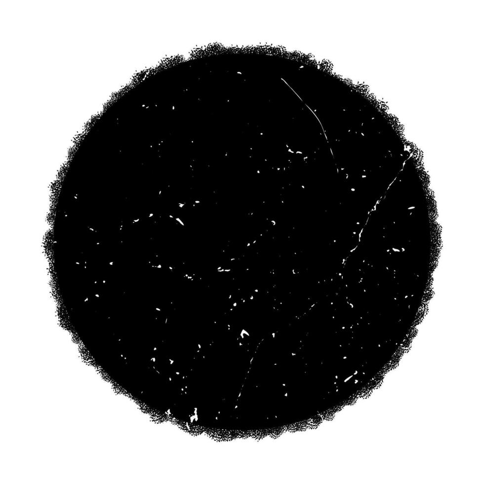 Grunge Circle Blot vector