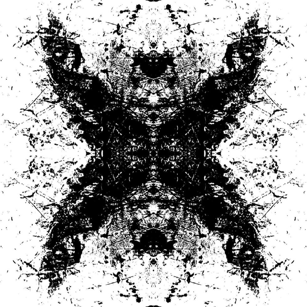 Grunge Symmetric Pattern vector