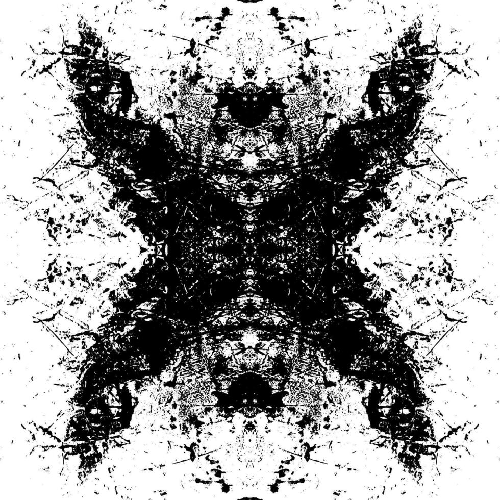 Grunge Symmetric Pattern vector