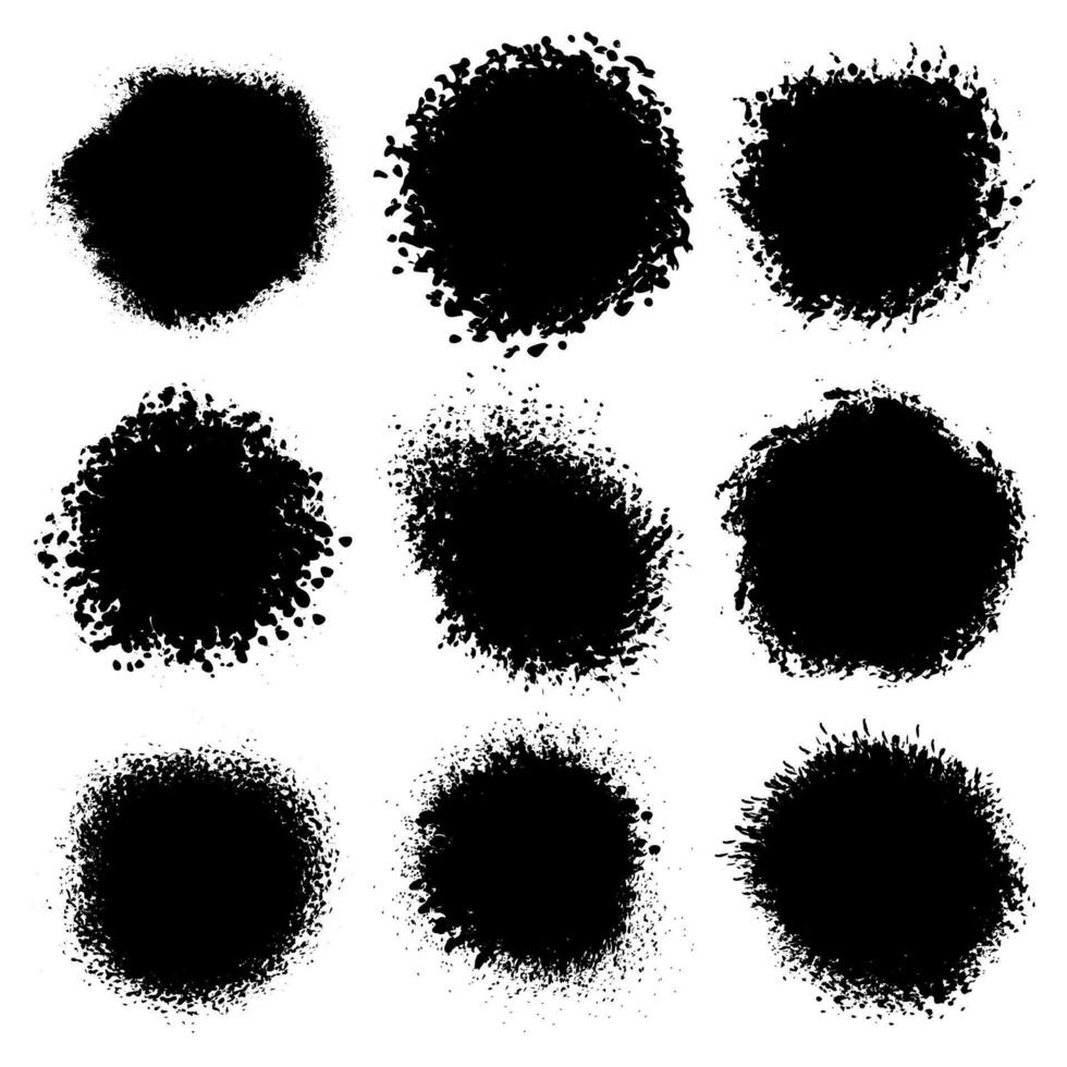 Grunge Blot Set vector