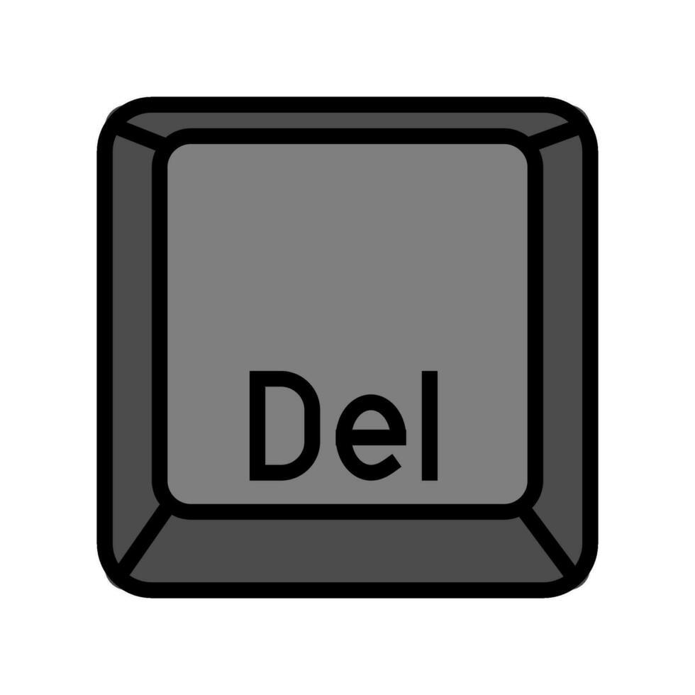 delete close color icon vector illustration
