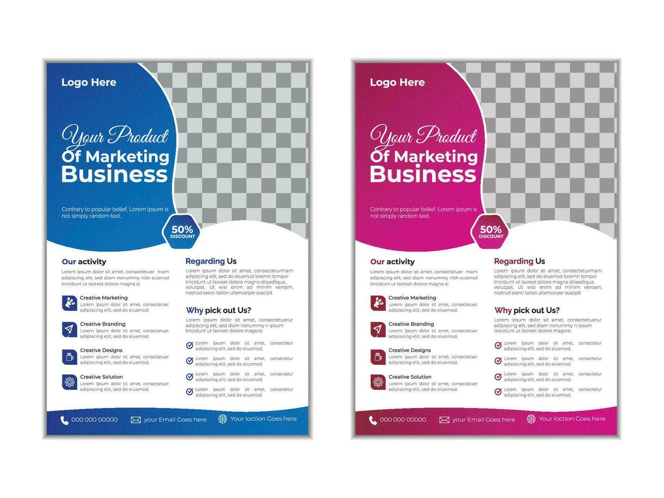 Business Flyer Template Vector
