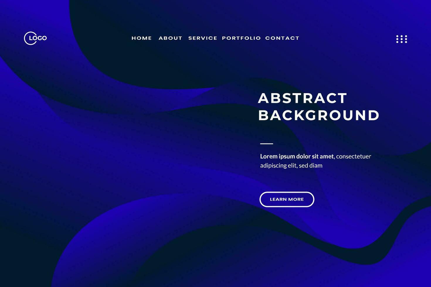 3D Blue Abstract Background Wave is perfect for creating an aesthetic look. It's versatile enough to be used for a variety of purposes, and it's simple and elegant design makes it easy to use. vector