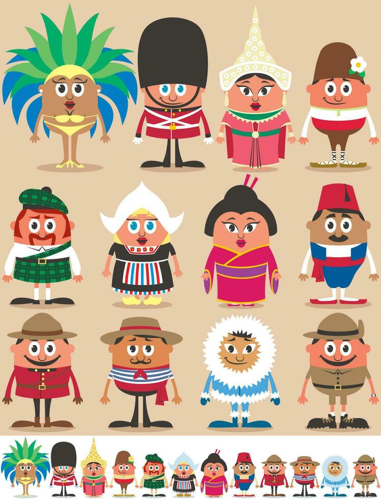 Nationalities Part 2 vector